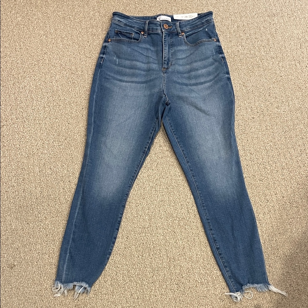 LOFT Women's Classic Blue Skinny Jeans